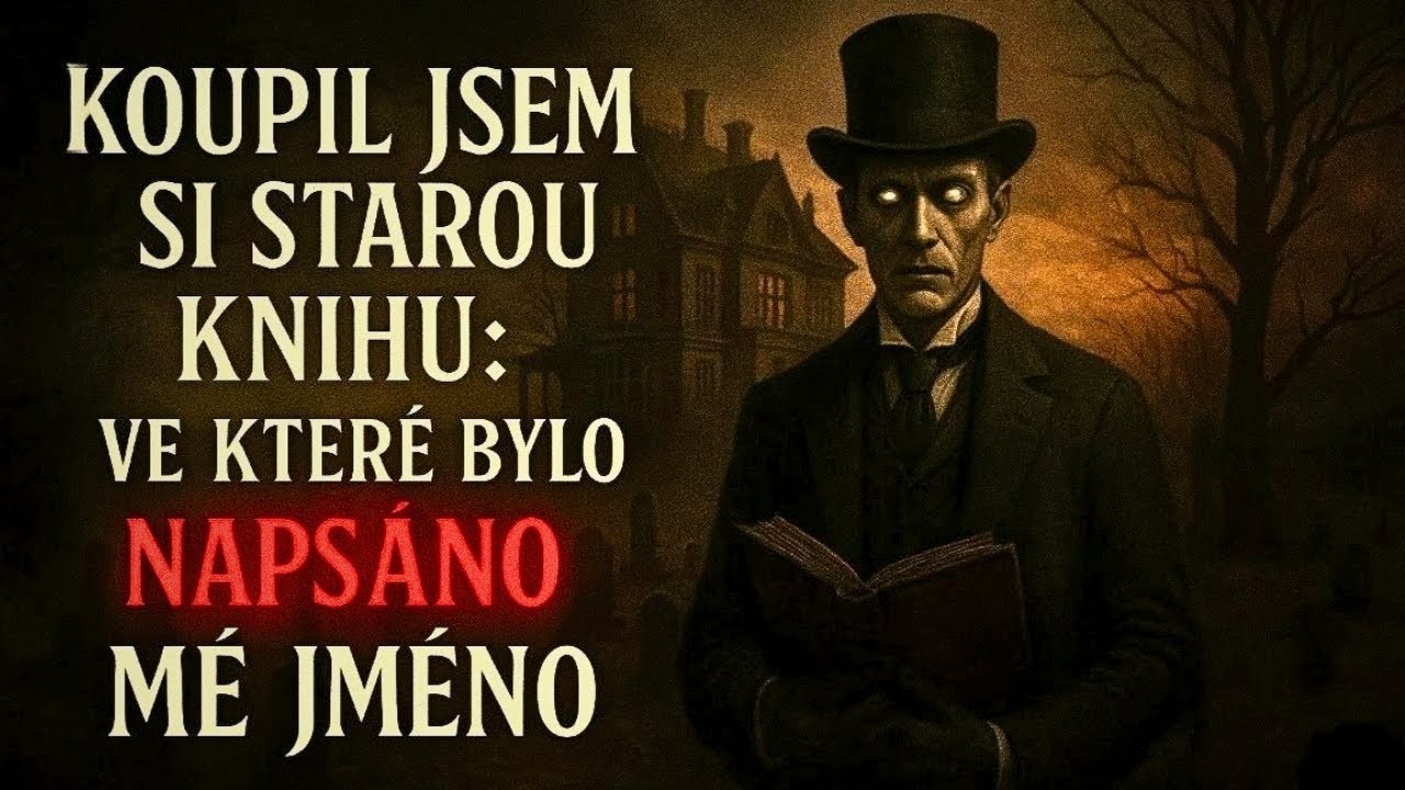 Našel jsem podivnou knihu, kde bylo zmíněno mé celé jméno - Creepypasta [CZ]
