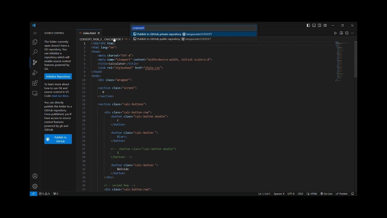 GITHUB Publish Projects|| How To Publish Projects on Github Repository ...
