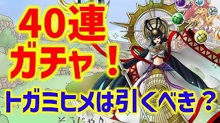 【ドラクエタクト】軍神トガミヒメガチャ40連！トガミヒメは引いておくべきなのか？