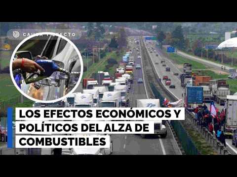 Caída de 20% en circulación de camiones expone crisis económica por alza de combustibles