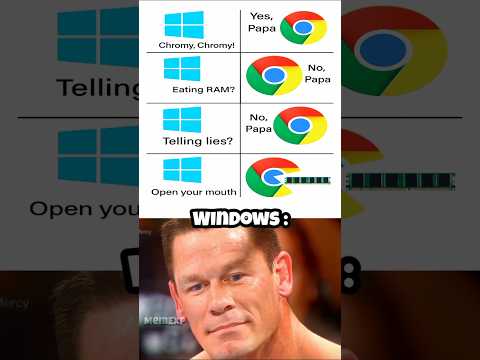 Chrome be like: "I don’t eat RAM"