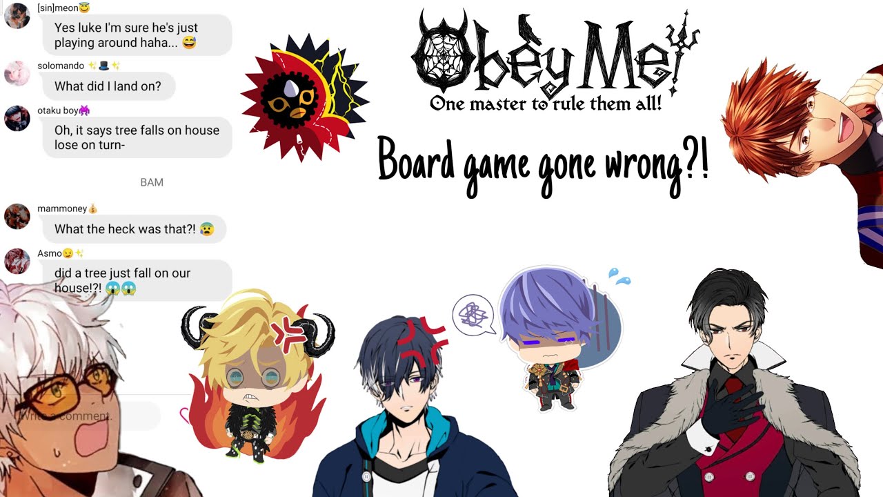 Board game gone wrong?! (Game of IRL skit prank) {Obey me texting story}