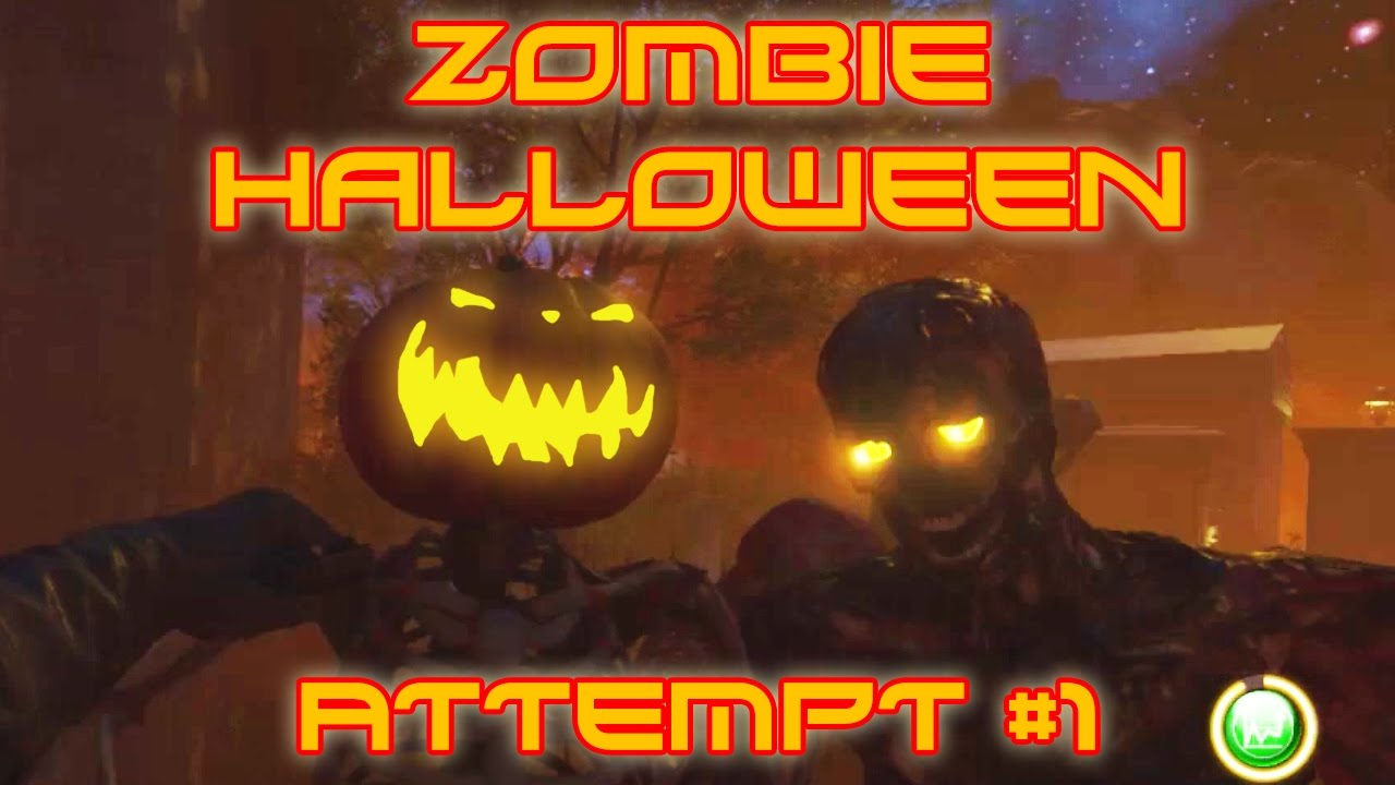 "PUMPKIN" - "Zombie Halloween" Gameplay Custom Map Attempt 1 (Black Ops 3 Zombies Mods)