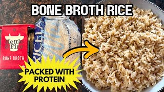 Instant Pot Bone Broth High-Protein Rice Recipe 🍲