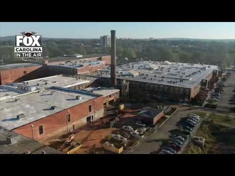 In The Air Drone footage over Judson Mill in Greenville