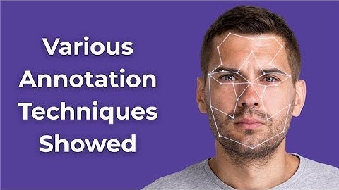 Various Annotation Techniques Showed