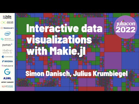 Interactive data visualizations with Makie.jl | Simon Danisch & Julius Krumbiegel | JuliaCon 2022