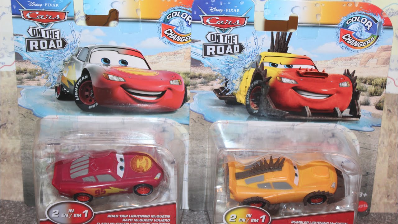 Disney • Pixar Cars • Color Changers • 2 in 1 • Lightning/Rayo/Flash McQueen