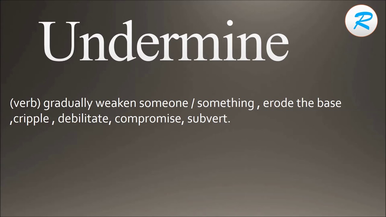 undermine definition