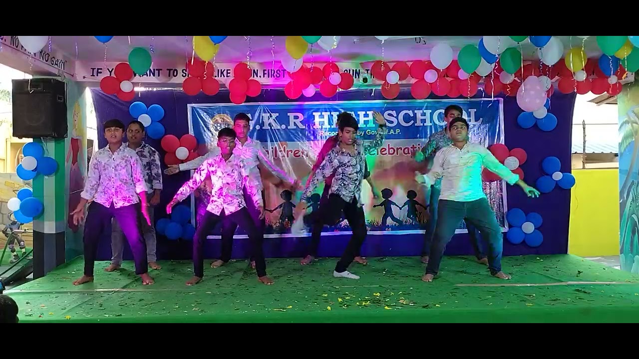 8th 9th class students children's day celebrations GKR HIGH SCHOOL 2025 ...