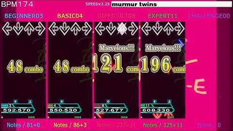 DDR / murmur twins - SINGLE (DanceDanceRevolution SuperNOVA)