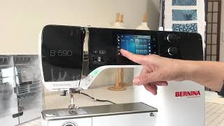 5 Series Bernina Guide Class - Intro on How to Setup Your Sewing Machine