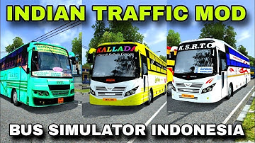 Indian Traffic Mod for Bus Simulator Indonesia | New V4 Indian Traffic Mod Bussid Full Process Video