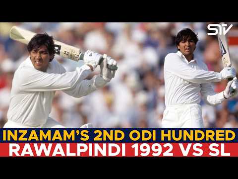 Inzamam’s 2nd ODI Century vs Sri Lanka | Rawalpindi 1992 | Pakistan Cricket Archive | PCB | MA2K