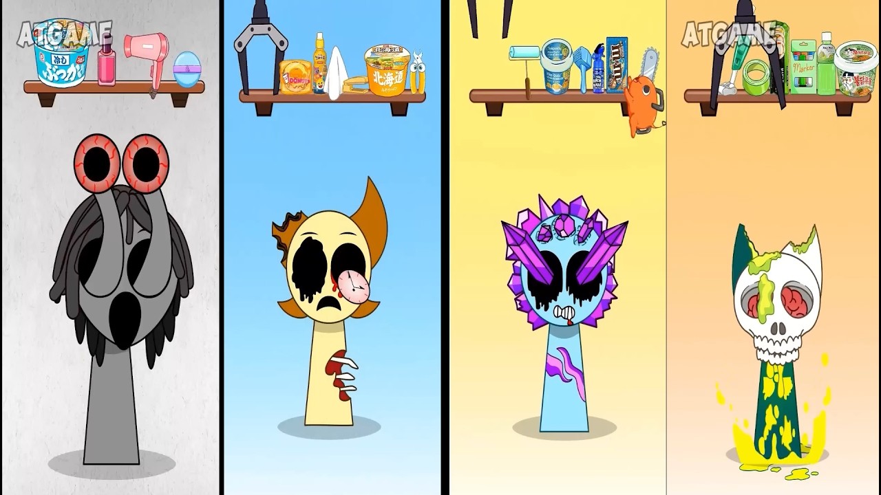 INCREDIBLE SPRUNKI HELP! | Tiles Hop EDM Rush part11