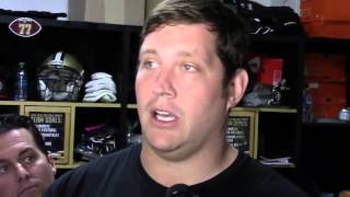 Zach Strief on Saints, Falcons: 'The fans seem to not like each other more than other places'