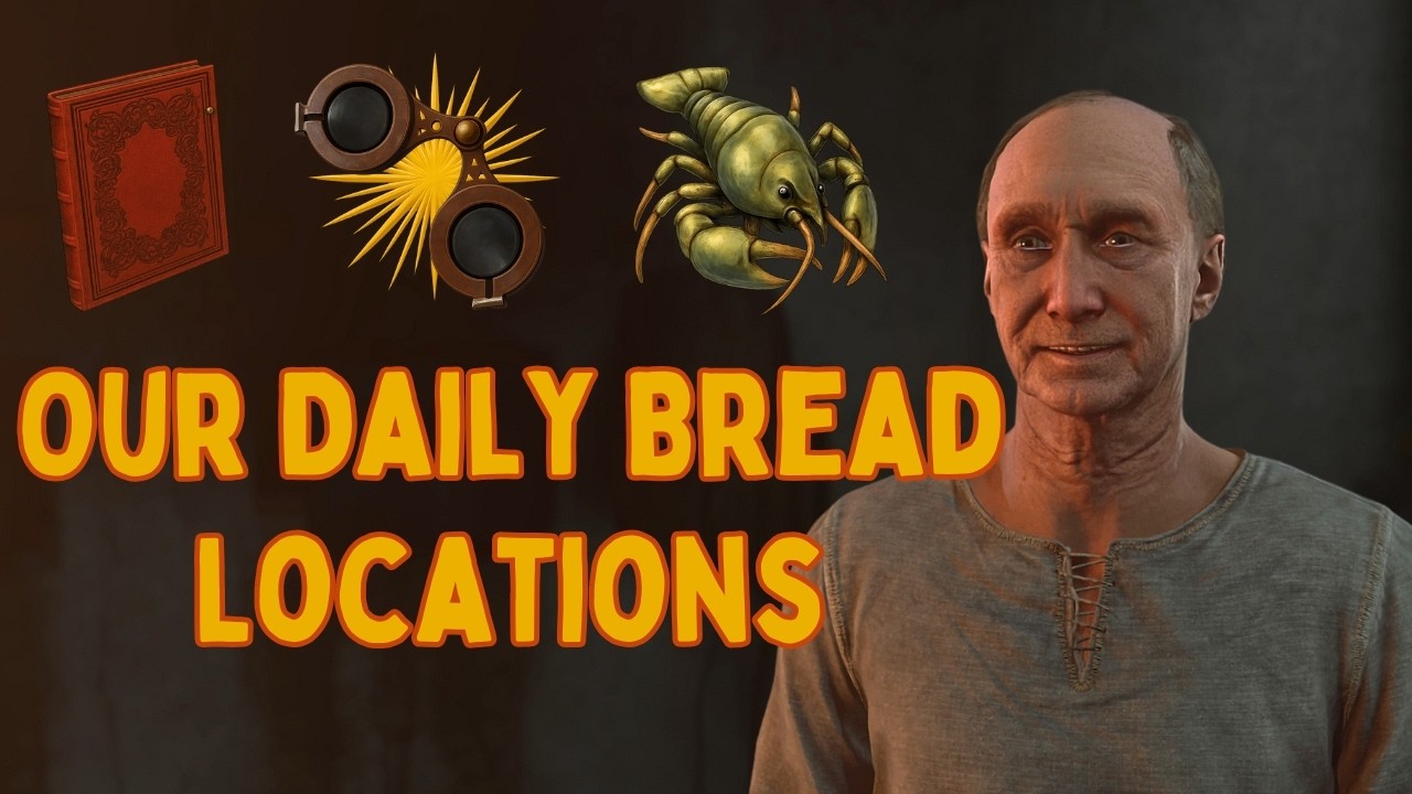 KCD2: Our Daily Bread | Crayfish Book Spectacles | Unser täglich Brot | Flusskrebse Buch Brille