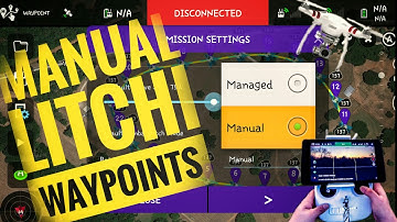 Manually Controlled Litchi Waypoints
