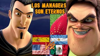 Los managers son eternos | Metegol Comparacion de doblajes | Castellano | Argentino| Ingles | Latino