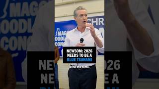Gavin Newsom: The 2026 midterms need to be a blue tsunami
