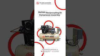 Reciprocating Air Compressor Assembly Line &amp; Performance Testing #compressedairsystem #3hpcompressor