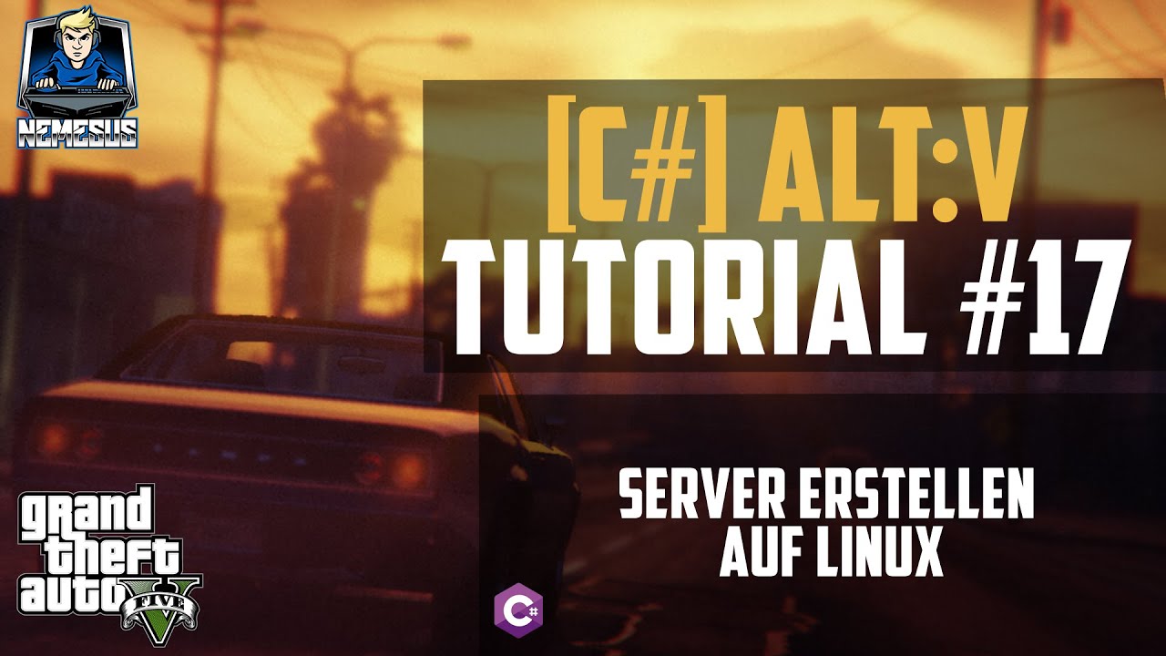 AltV Scripting Tutorial #17 - Server erstellen auf Linux [C#] [Deutsch ...