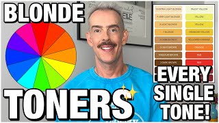 EVERY shade of BLONDE TONER EVER and how to create formulas for the BEST hair colour results!