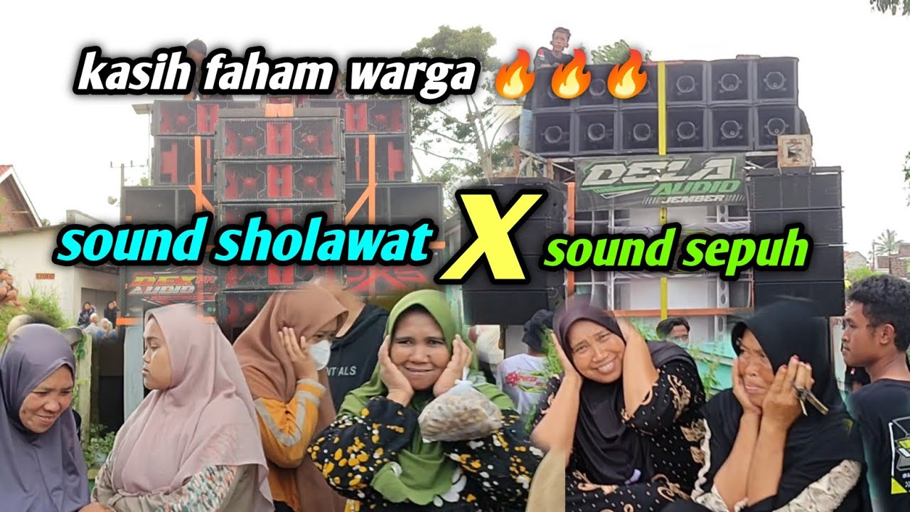 SOUND SEPUH X SOUND SHOLAWAT SALING STUT DI SEPANJANG JALAN KARNAVAL SUKOWONO PUJER