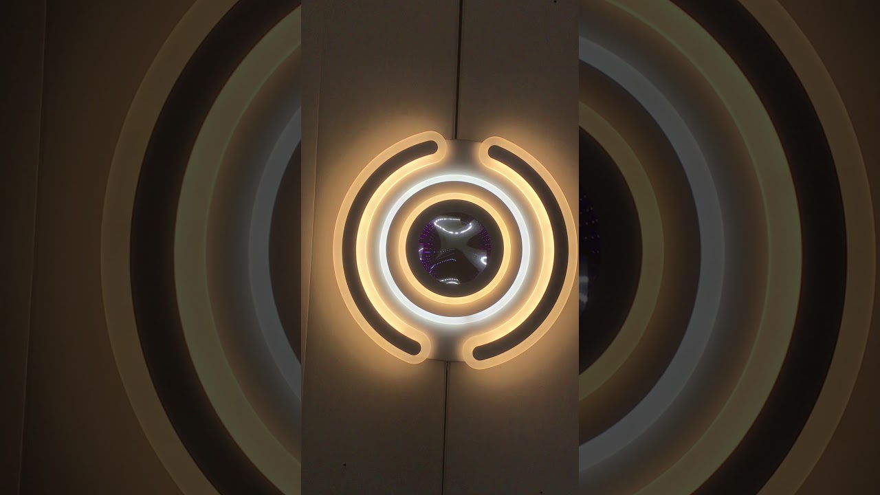 Люстра светодиодная потолочная с 3D эффектом