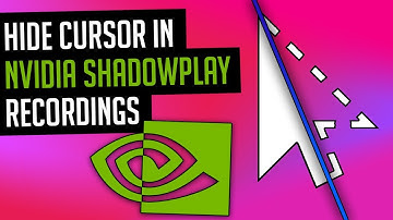 HIDE cursor in Shadowplay recordings