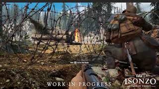 Isonzo WIP Clip: Cutting Wire Under Fire
A short clip of a soldier cutting a gap through wire while under fire.
Also, dont forget to like and subscribe to our YouTube channel!
For more information, please visit: http://www.ww1gameseries.com/​ and/or follow us on Social Media:
Twitter: http://www.twitter.com/WW1GameSeries​
Facebook: https://www.facebook.com/WW1GameSeries​
Reddit: http://www.reddit.com/r/WW1GameSeries​
Discord server: https://discord.gg/bgrUpf3 Isonzo WIP Clip: Cutting Wire Under Fire
