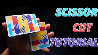 Cardistry Basics | Scissor Cut Tutorial (In Hindi)