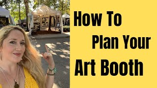 How to set up for an art festival