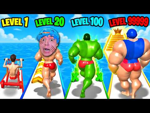 EVERY SECOND THIS WEAK MAN GETS MORE MUSCULAR UNTIL HE BECOMES A GIANT!! 😱
