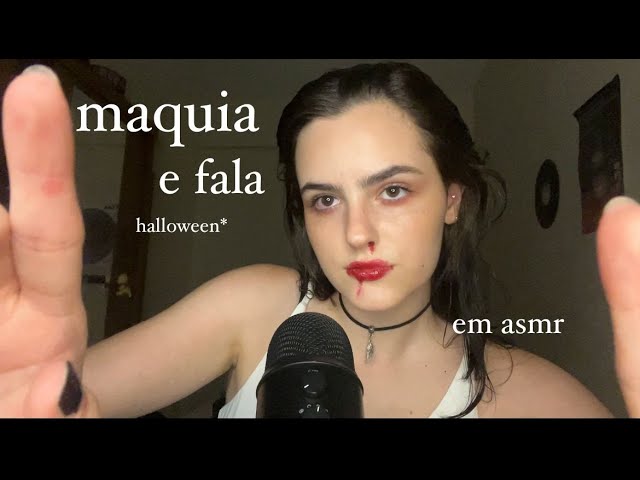 ASMR MAQUIA E FALA| MAKE DA JENNIFER DO FILME GAROTA INFERNAL