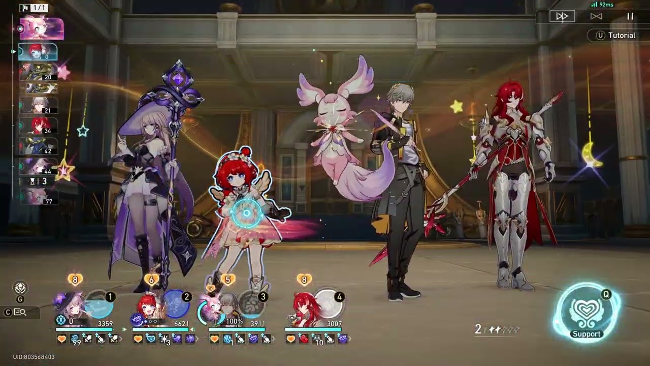 Greatsword Guardian (Nightmare) Full Clear | v3.8 Remnants of Twilight | HSR