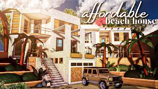 BLOXBURG: 70k Affordable Beach House | Roblox | Housebuild