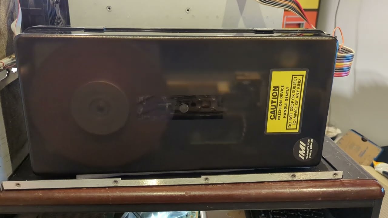 IMI 7710 (Cromemco HDD-11) 11MB Hard Disk - First spin up test