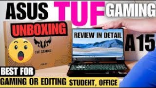 Asus TUF Gaming A15 Laptop Unboxing & Quick Review ⚡⚡ Powerhouse Ft. AMD Ryzen 9 4900H