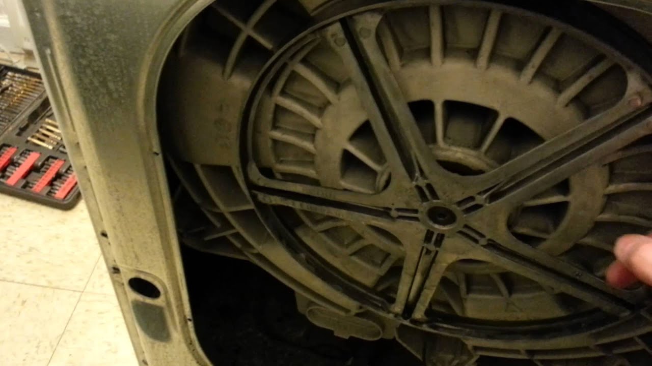 Loose washing machine pulley, belt falls off YouTube