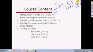 free Testing toolds online training Videos - Manual testing Day 1 and 2