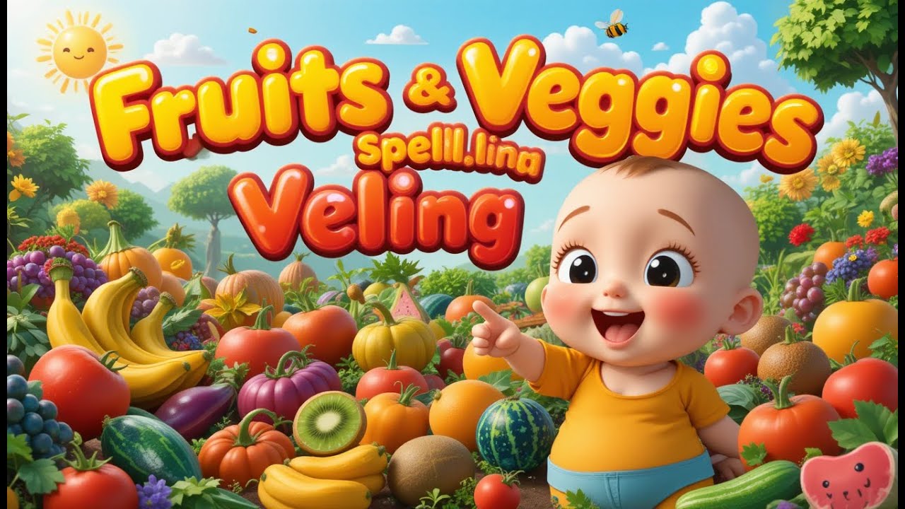 🍎🎵 Вкусная песенка про фрукты от А до Я | Детская песенка про изучение алфавита, фонетики и фрукт...