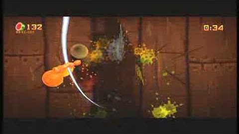 Fruit Ninja Kinect - Arcade Mode - Xbox Fitness