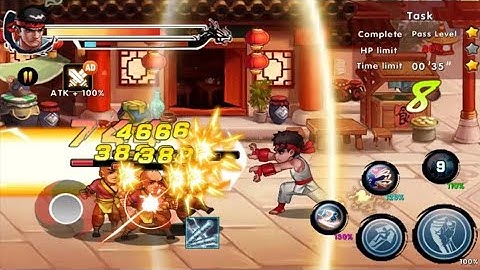 Street Combat Fighting - Kung Fu Attack 4 - Gameplay