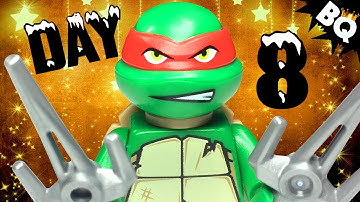 Custom LEGO Ninja Turtles Advent Calendar Day 8 Unboxing - BrickQueen