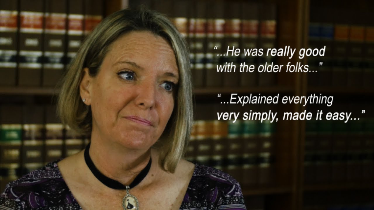 "One of the reasons I came to this law firm was because of Mr. Rep DeLoach. I met him when I was seeing a patient and he came to the assisted living facility, and helped the patient understand, through their dementia, forgetfulness, and helped them and their family work through the aspects of a living will and a personal property will, and was so kind and so patient. And I was impressed by his demeanor."