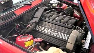 E30 S50 swap - First startup - no exhaust