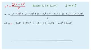 Calculating variance and standard deviation in a simple data set Calculating variance and standard deviation in a simple data set