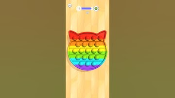 level 4  Pop It game simple dimple《Pop us game 》#shorts