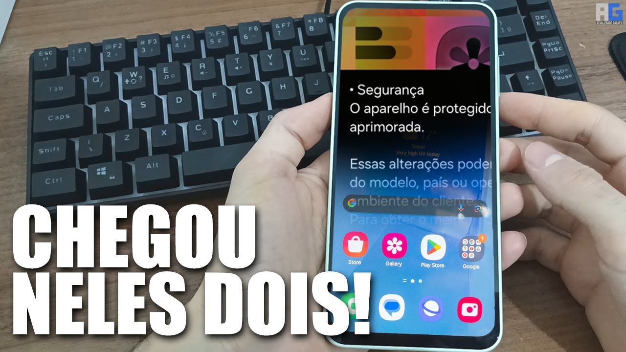 CHEGOU PARA OS DOIS!! ATUALIZAÇÃO no GALAXY A55 & M55 5G